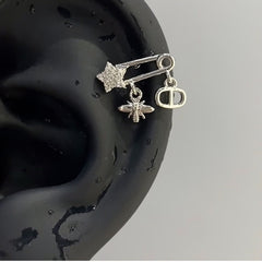 Creative Pin Ear Bone Stud