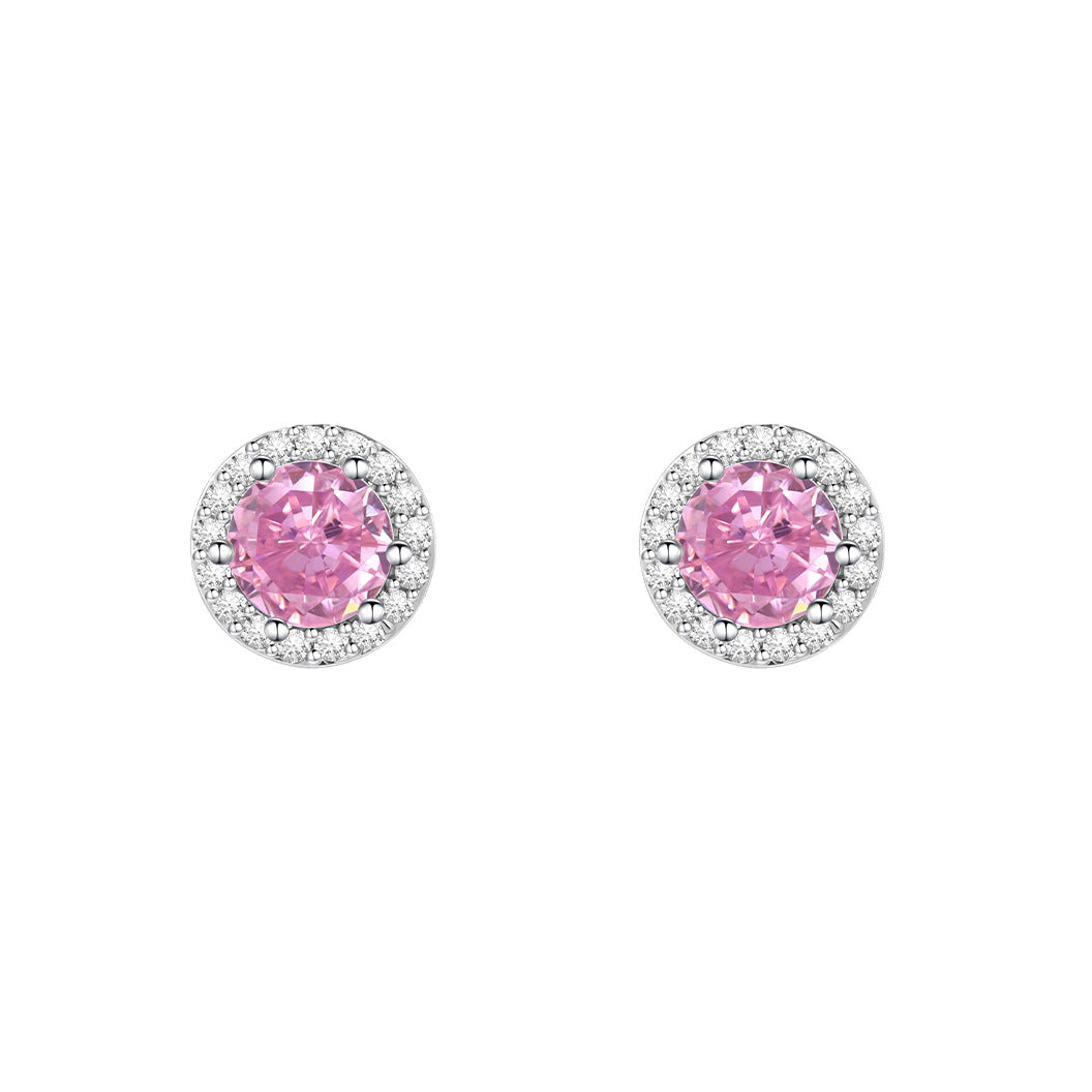 Micro-inlaid Zirconia Ear Bone Stud