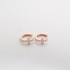 Cross Ear Clip Earrings