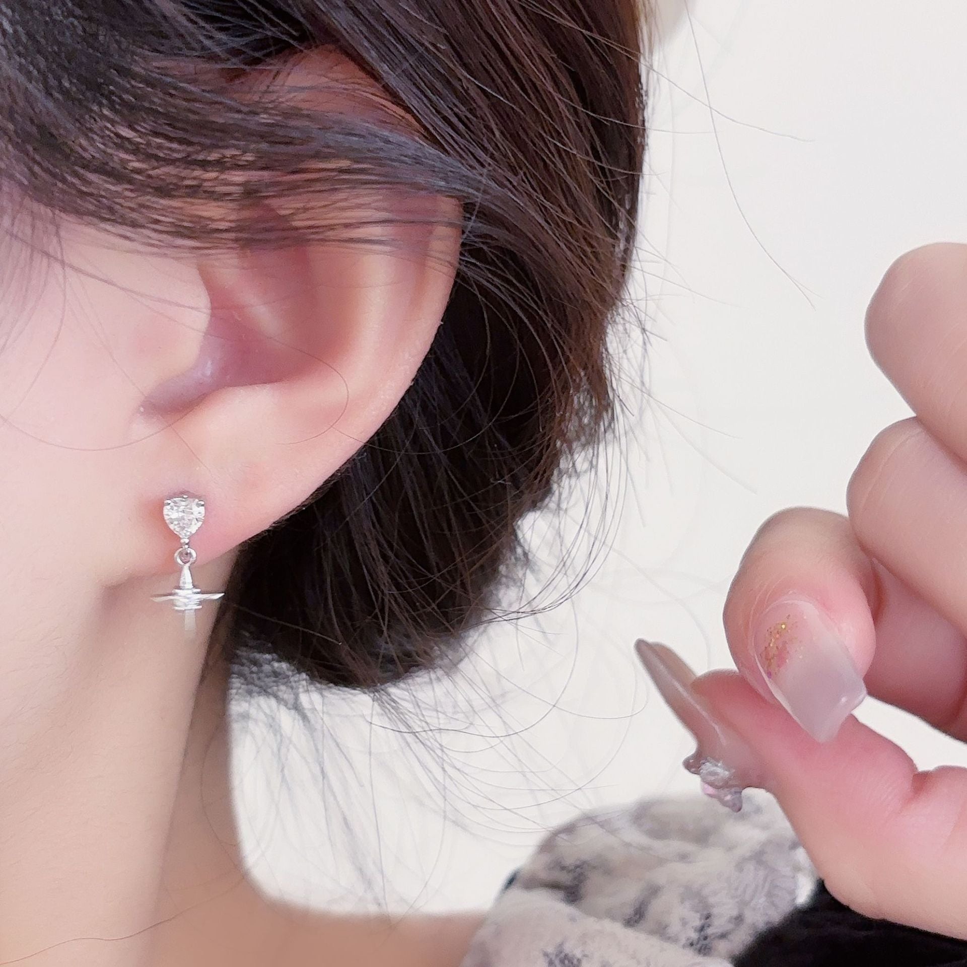 Butterfly Bow Tassel Ear Studs
