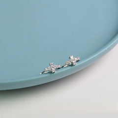 Cross Ear Clip Earrings