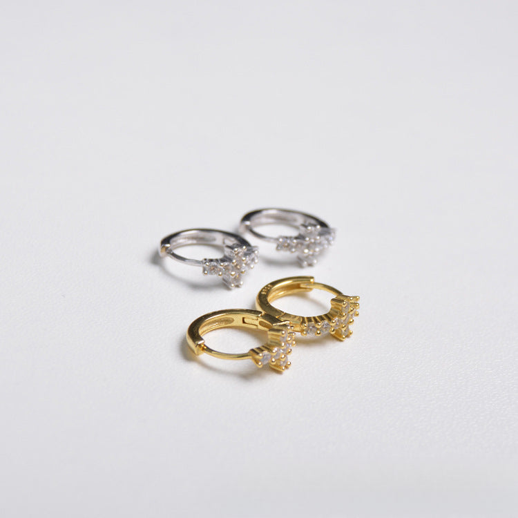 Cross Ear Clip Earrings