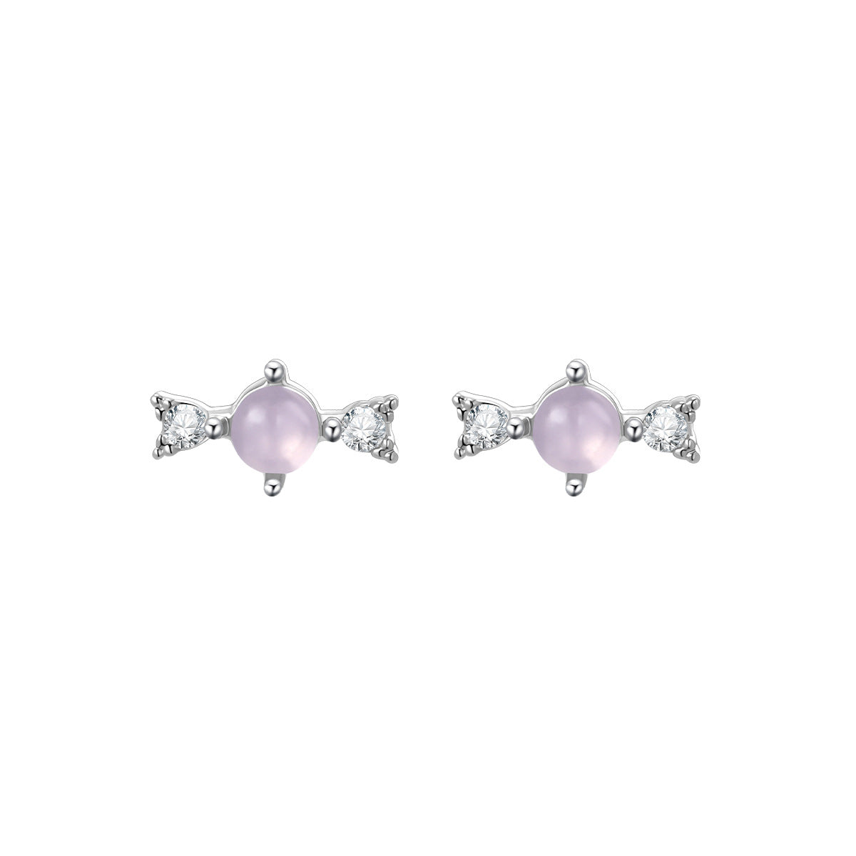 Micro-inlaid Zirconia Ear Bone Stud