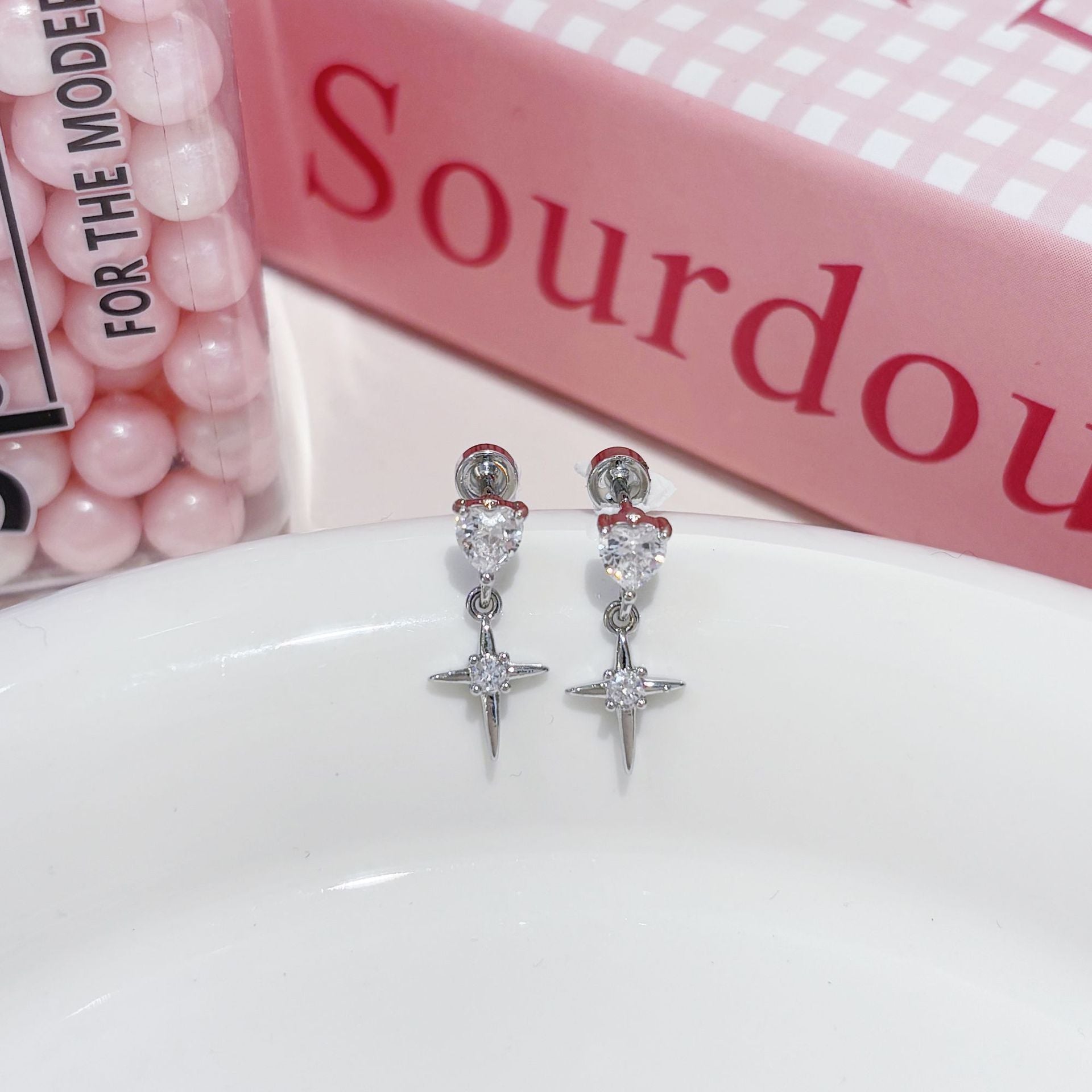 Butterfly Bow Tassel Ear Studs