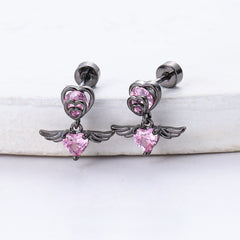 Black Cool Halloween Earrings