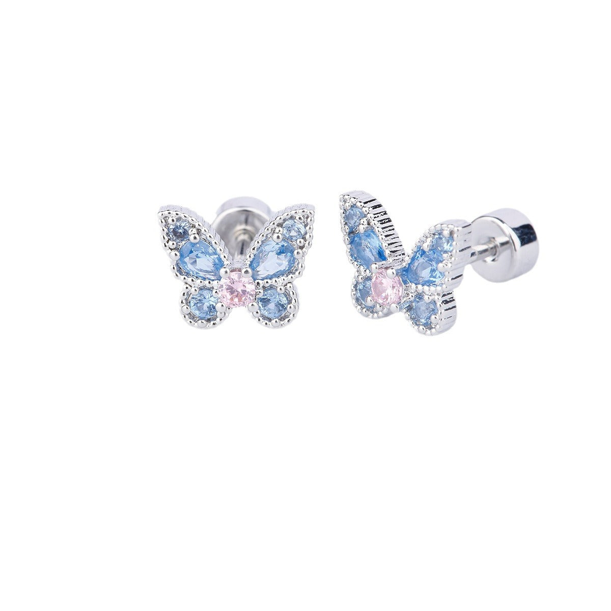 Micro-inlaid Zirconia Ear Bone Stud