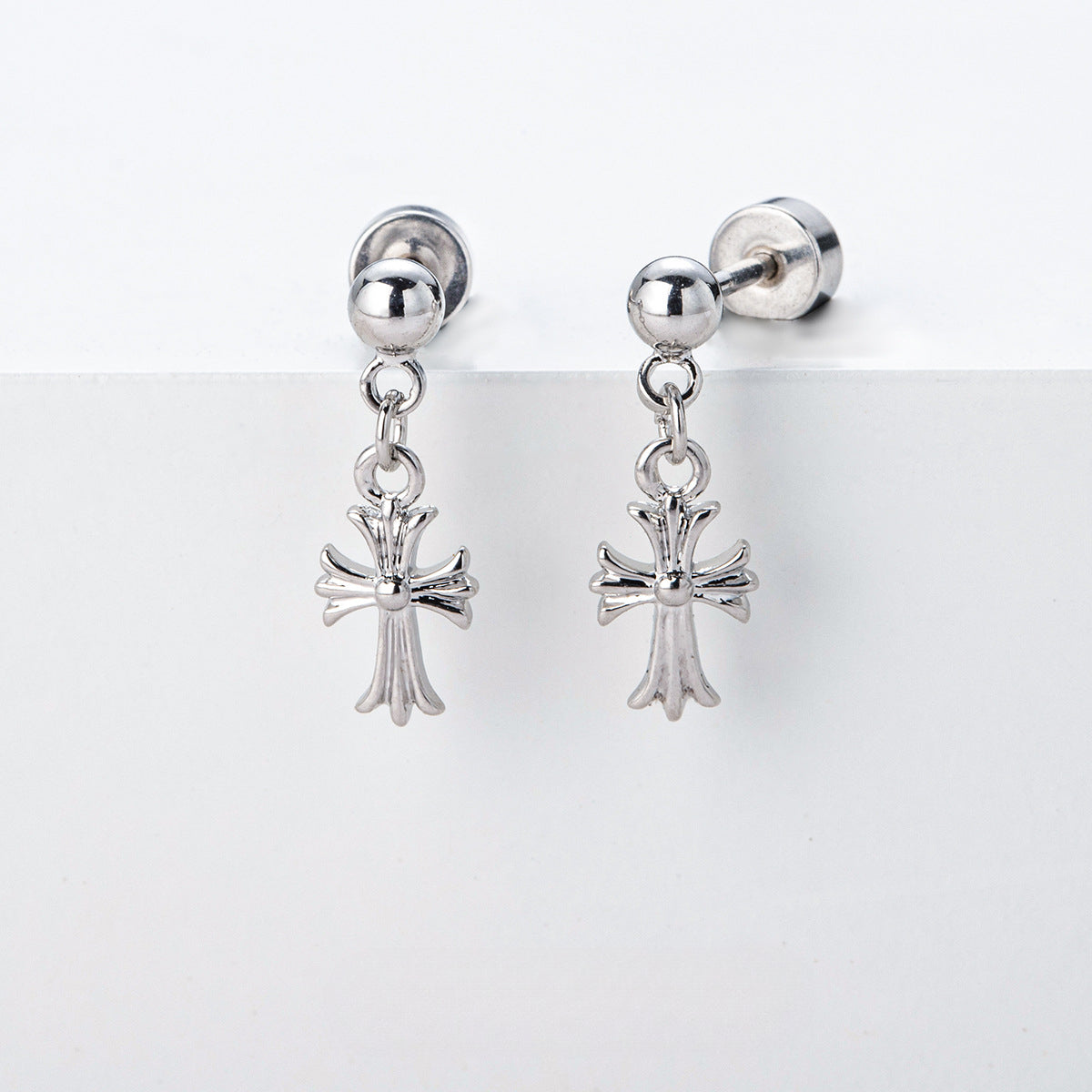 Micro-inlaid Zirconia Ear Bone Stud