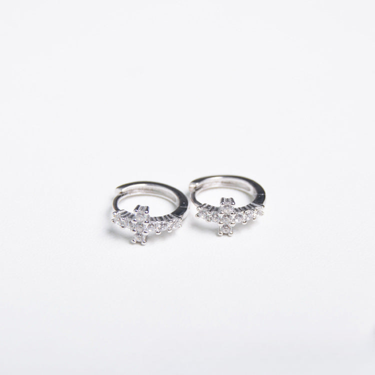 Cross Ear Clip Earrings