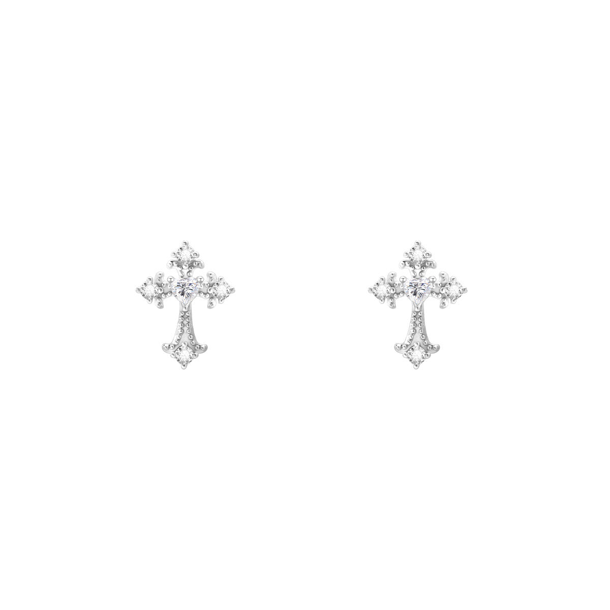 Micro-inlaid Zirconia Ear Bone Stud