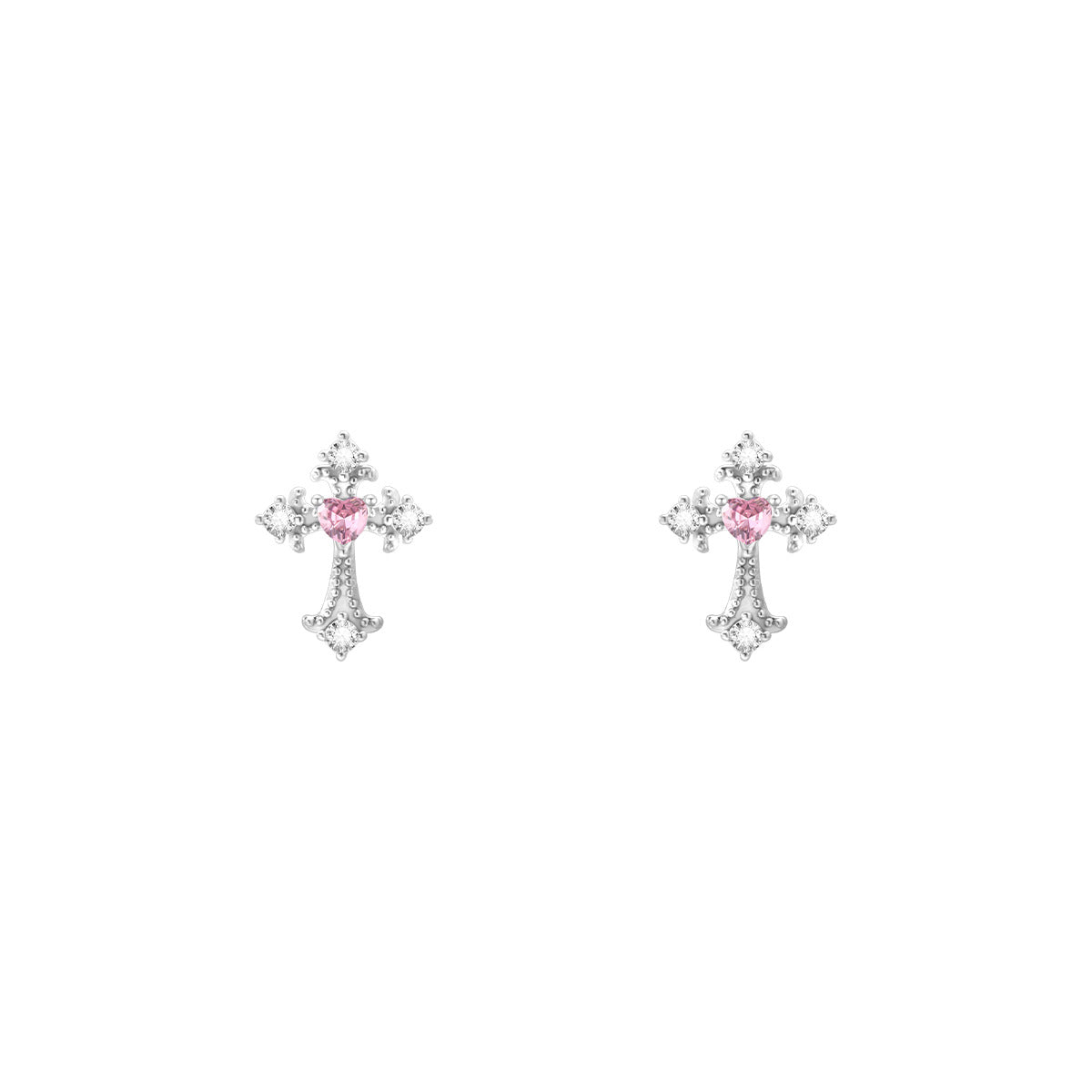 Micro-inlaid Zirconia Ear Bone Stud