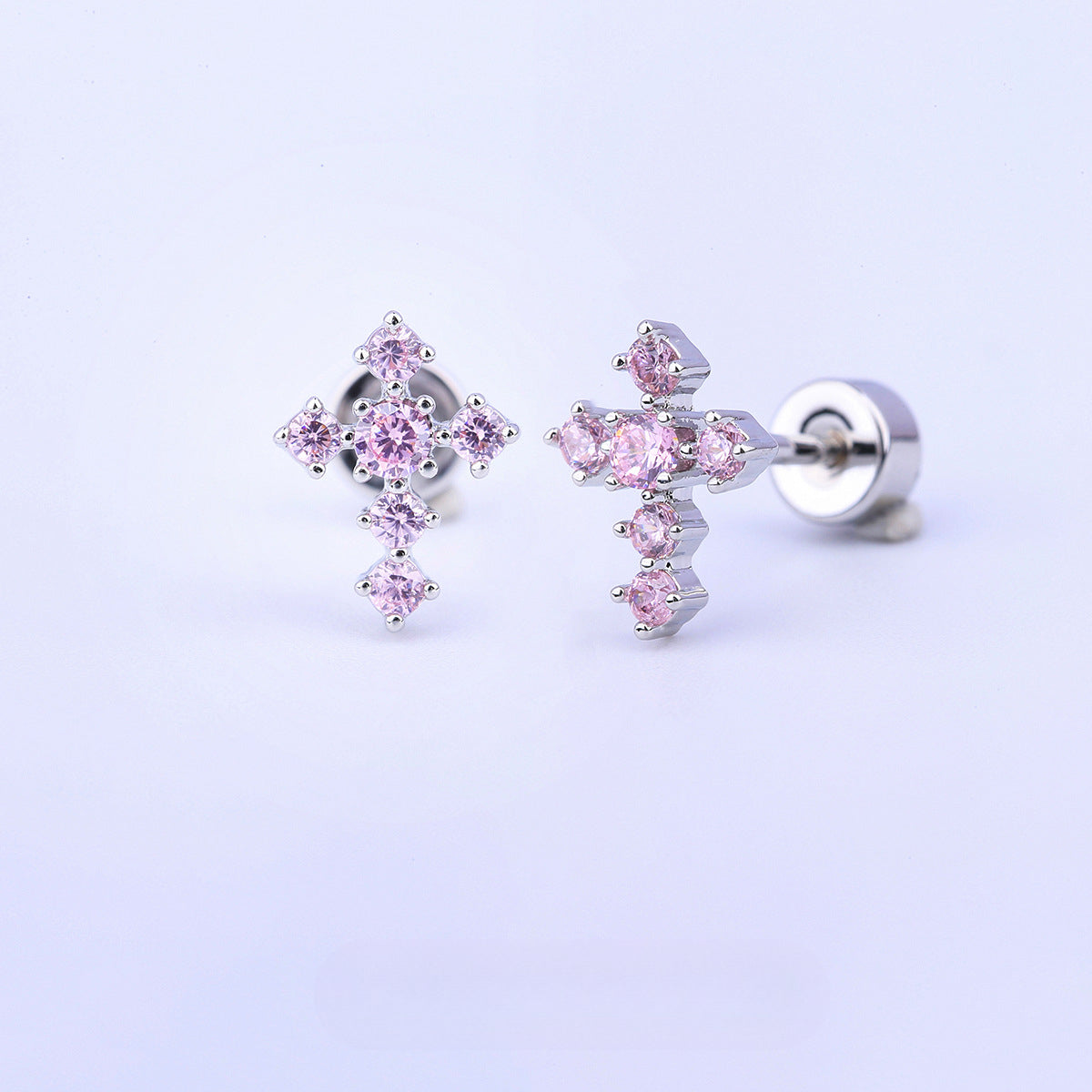 Micro-inlaid Zirconia Ear Bone Stud