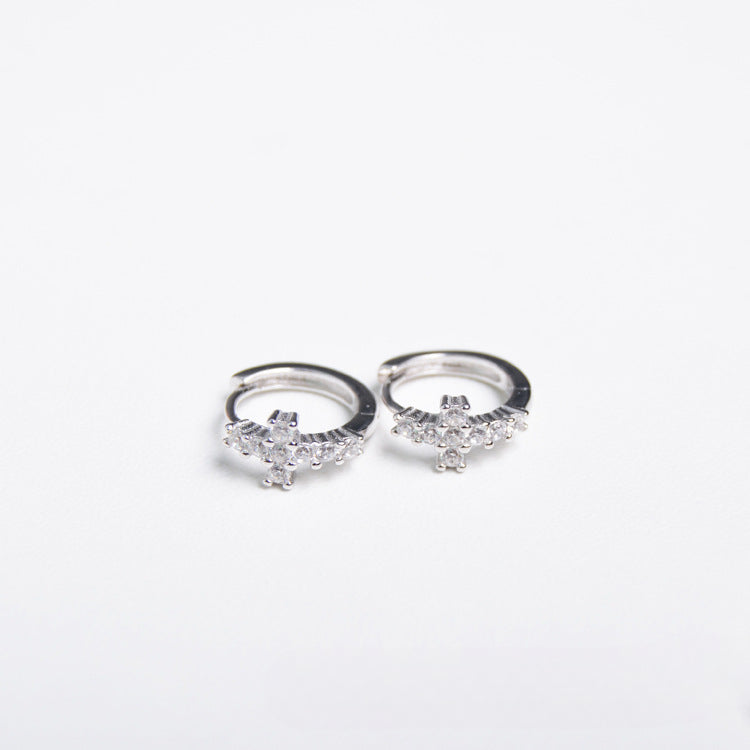 Cross Ear Clip Earrings