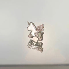 Pendant Cross Ornament Ear Stud